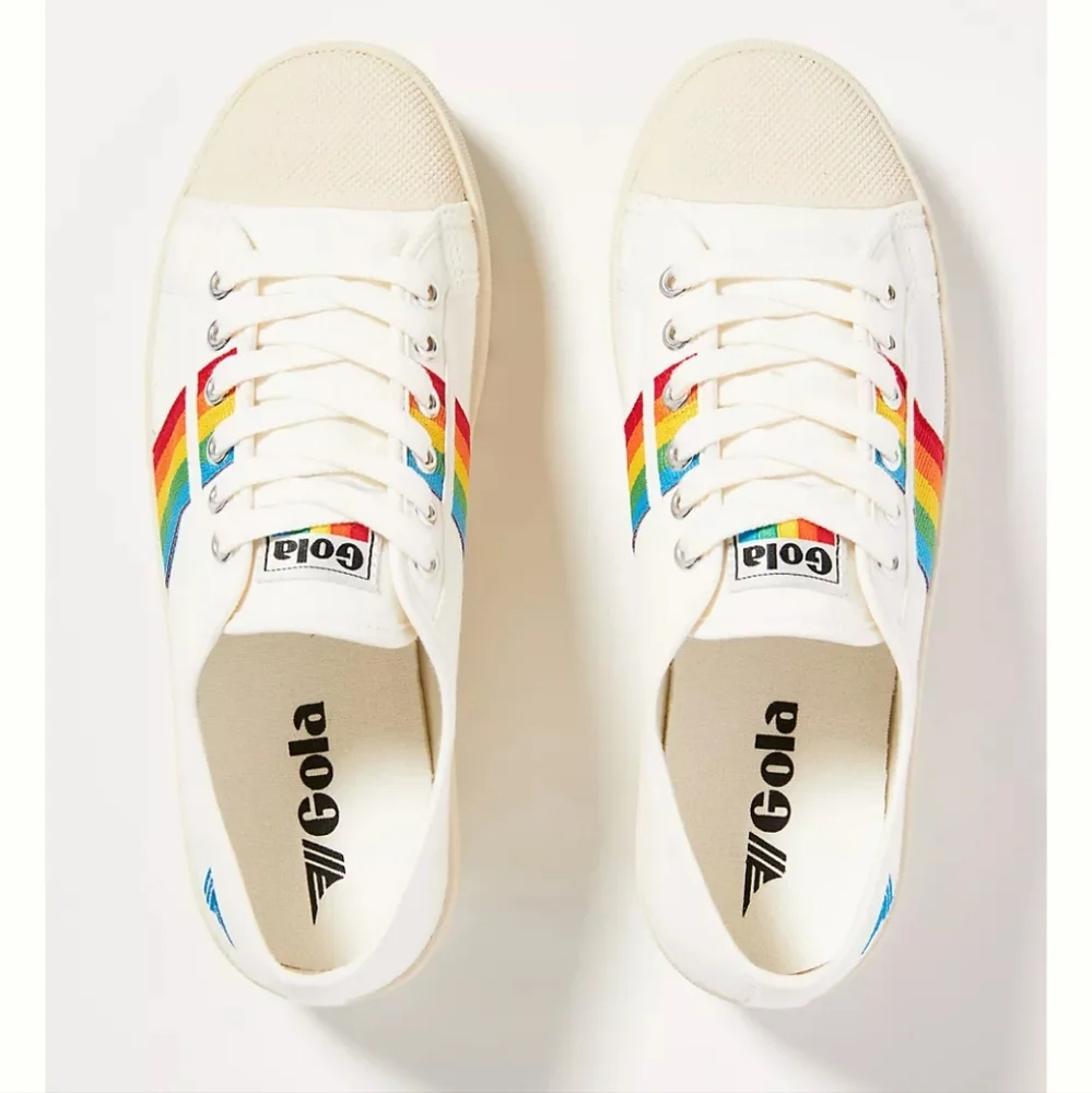 Gola Coaster Peak Rainbow Sneakers - off-white/multi - Picture 2 of 12
